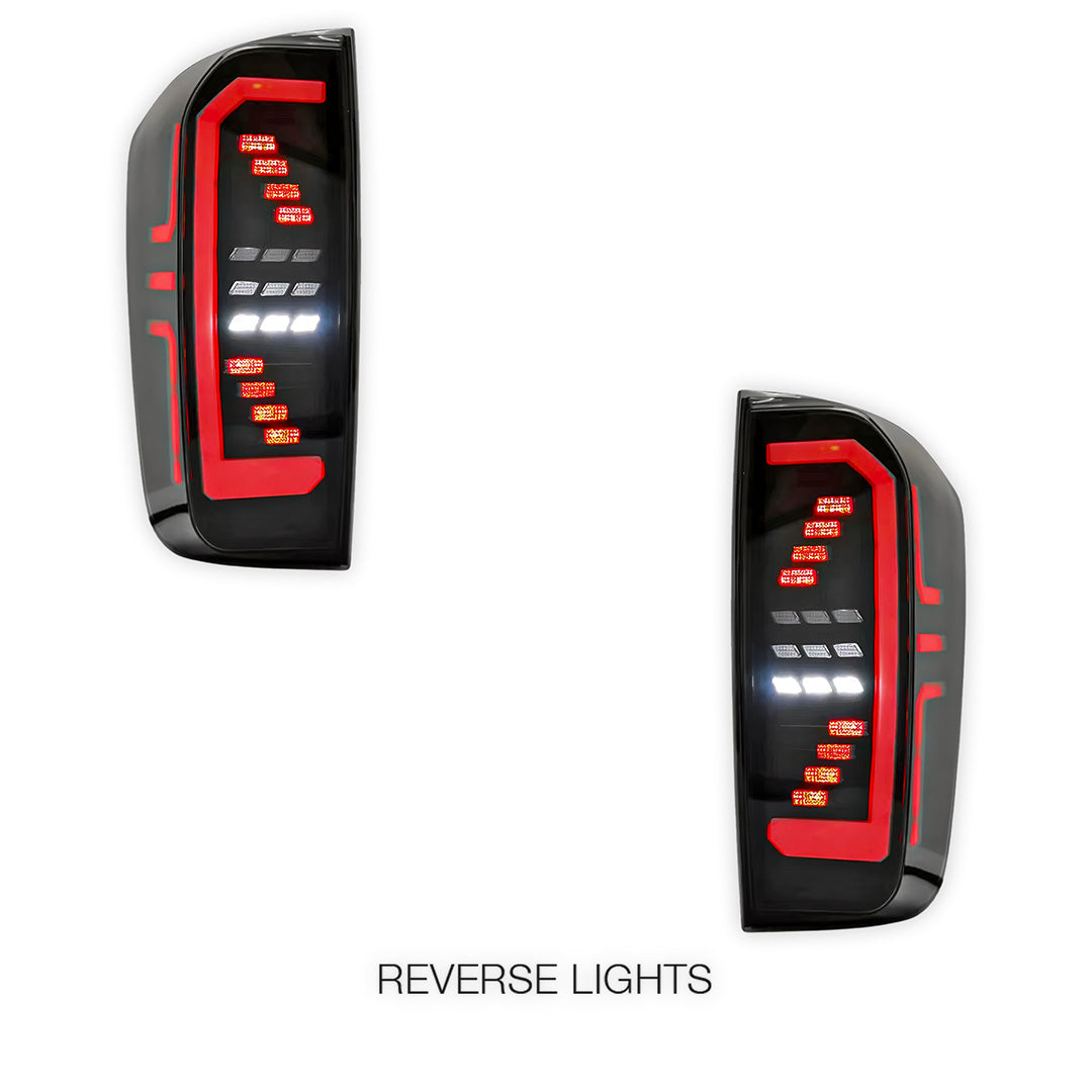 Nissan Navara D23 NP300 (2015 - 2023) Sequential Smoked LED Tail Lights LH + RH