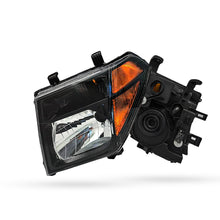 Nissan Navara D40 Thai Built (2008 - 2014) Black OEM Style Headlights LH + RH