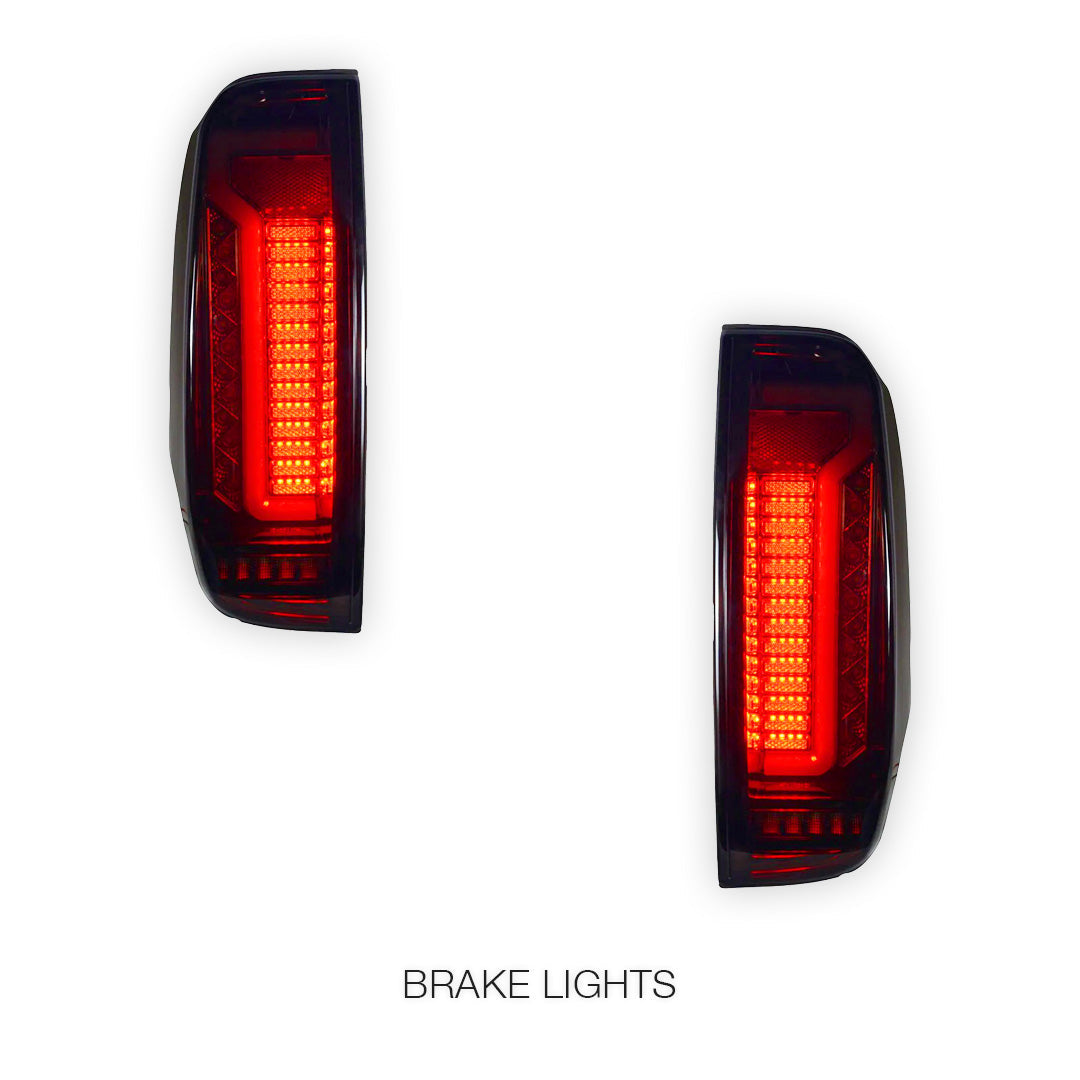 Nissan Navara D40 (2005 - 2016) Smoked Tail Lights LH + RH