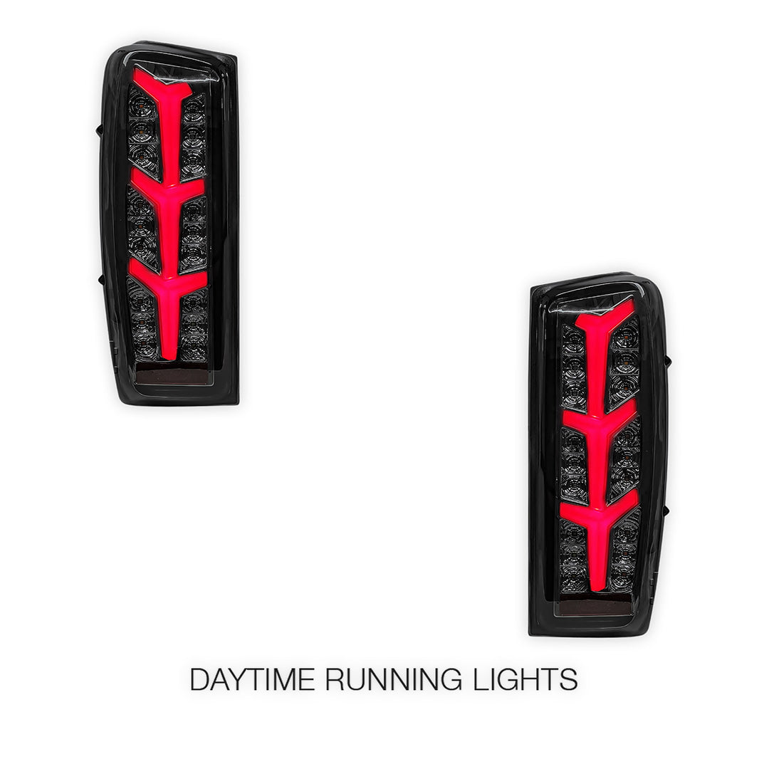 Isuzu D-Max RG (2021 - 2024) Sequential Smoked Avant Full LED Tail Lights LH + RH