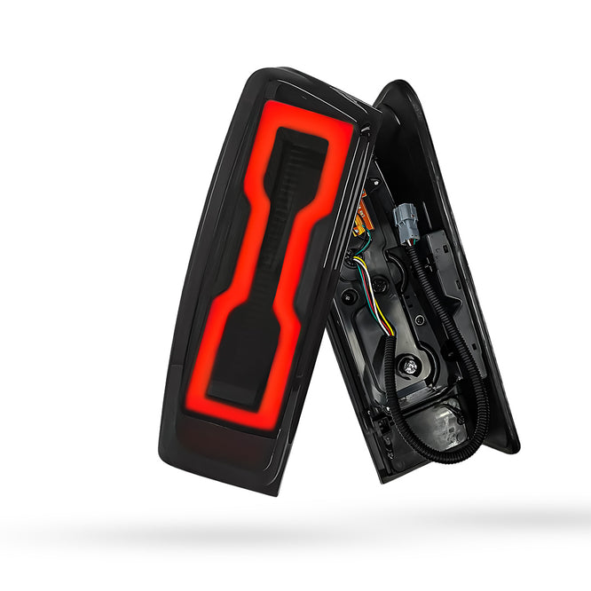 Isuzu D-Max RG (2020 - 2024) Sequential Smoked Black LED Tail Lights LH + RH