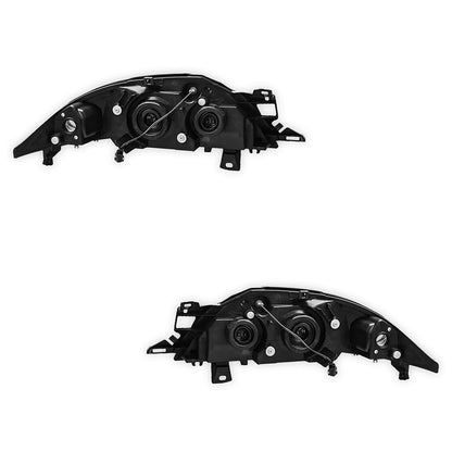 Ford Falcon AU (1998 - 2002) Black Altezza Headlights LH + RH