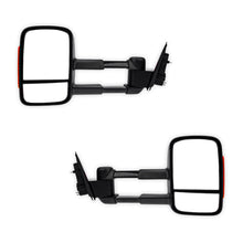 Ford Ranger PX MK1 / MK2 / MK3 (2012 - 2022) Black Extendable Towing Side Mirrors