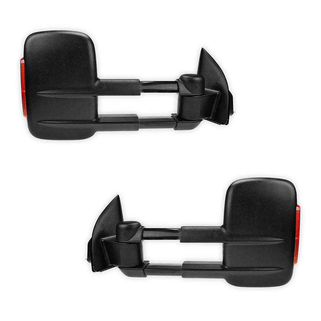 Ford Everest UA (2015 - 2022) Black Extendable Towing Side Mirrors