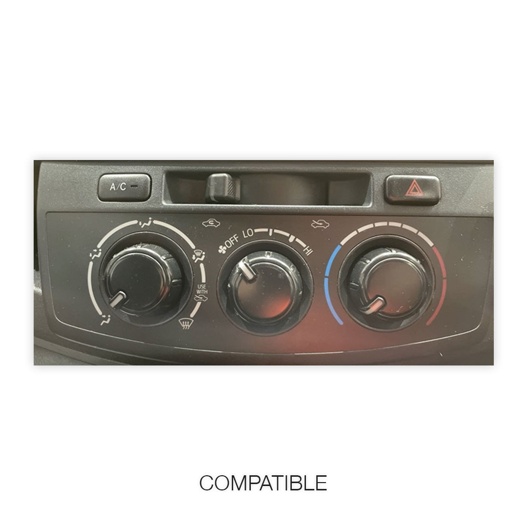 Toyota Hilux N70 (2005 - 2015) 9" 13.3" Wireless Android 16 Head Unit for Apple CarPlay / Android Auto Circular Knob AC Panel