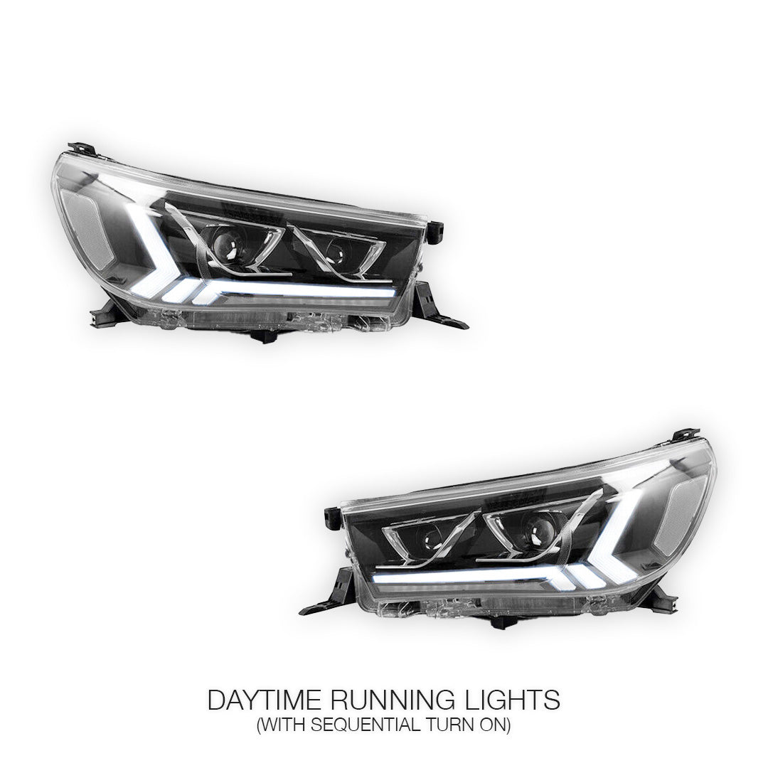 Toyota Hilux N80 (2015 - 2019) Sequential Headlights LH + RH