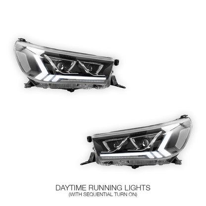 Toyota Hilux N80 (2015 - 2019) Sequential Headlights LH + RH