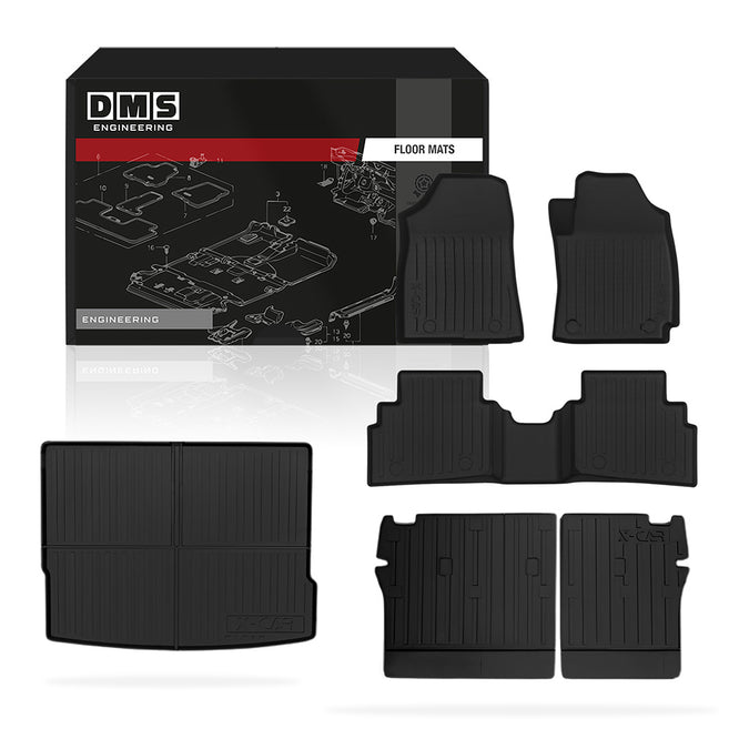 Hyundai Kona SX2 (2023 - 2024) Rubber Floor Mats Complete Set