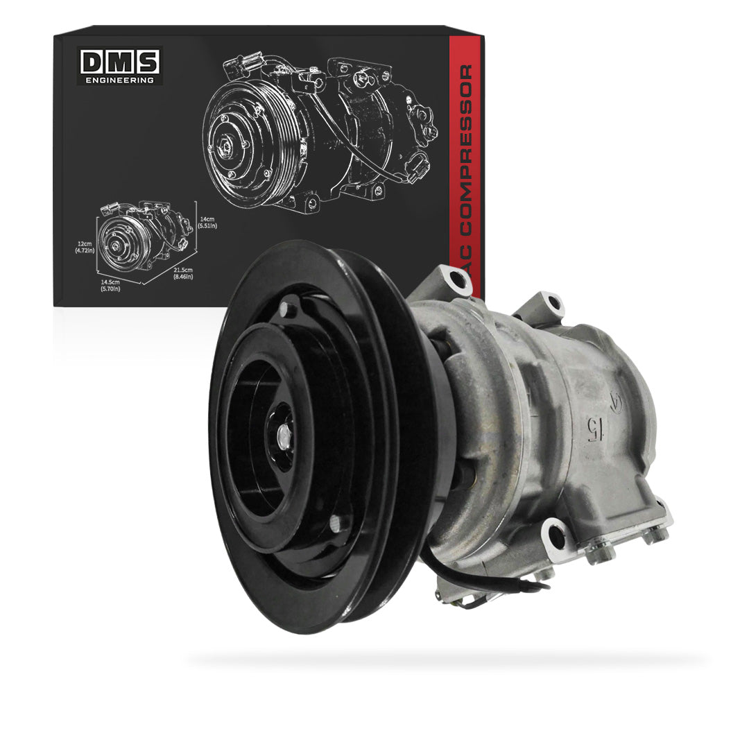 Toyota LandCruiser 60 / 80 / 100 Series (1984 - 2002) 4.0L / 4.6L AC Compressor + Clutch Assembly