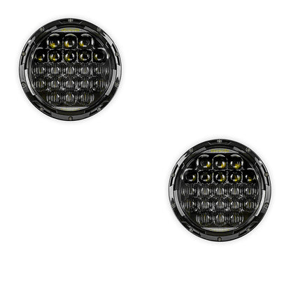 Jeep Wrangler JK 2-Door (2007 - 2018) 7" Round LED Headlights LH + RH