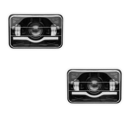 Toyota LandCruiser 60 / 80 Series (1980 - 1998) 4x6" LED Headlights LH + RH