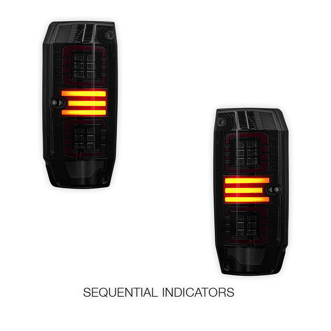 Toyota LandCruiser 76 (2007 - 2022) Sequential LED Tail Lights LH + RH