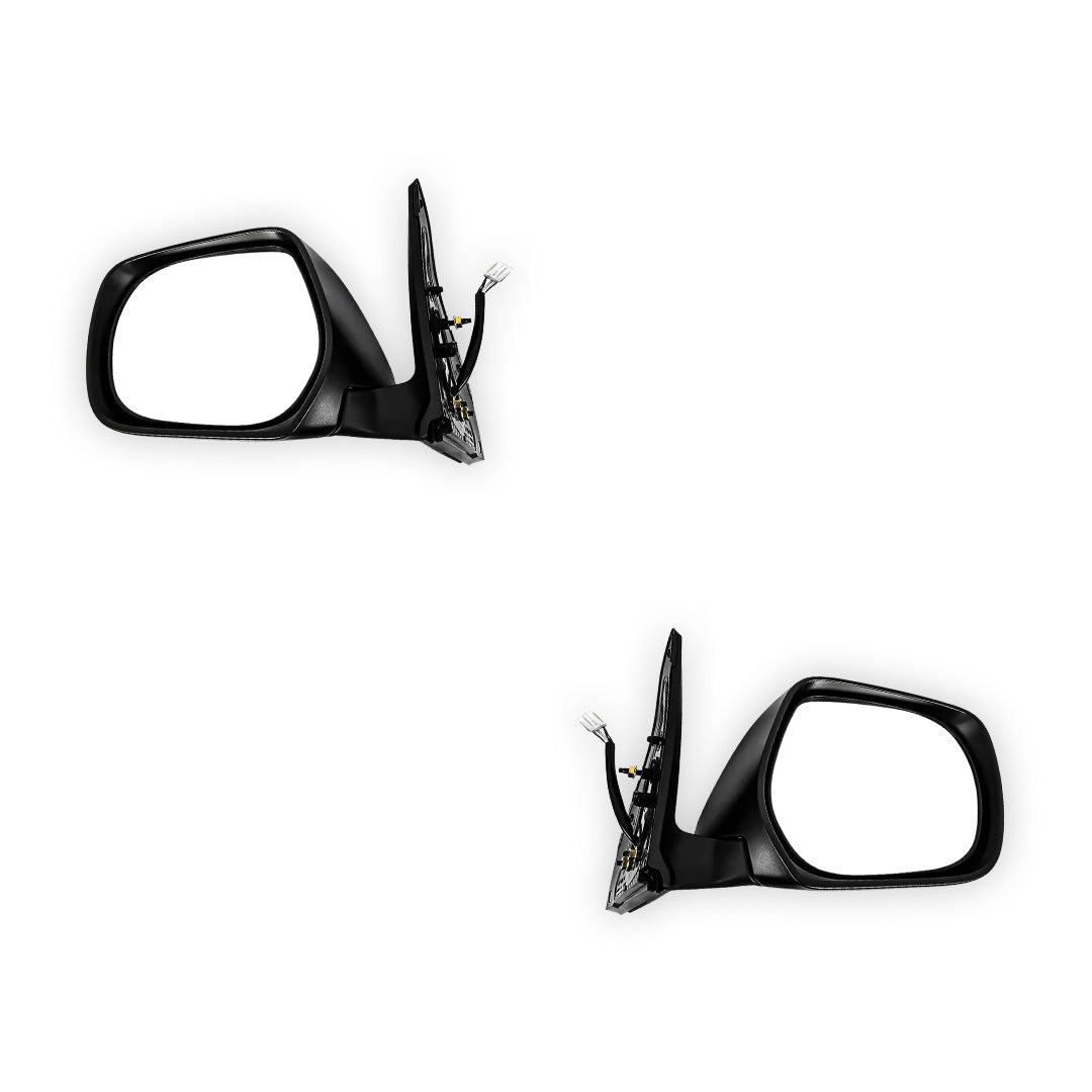 Toyota LandCruiser Prado 150 Series (2009 - 2013) Black Electric Door Mirrors