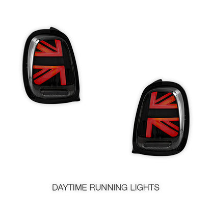 Mini Cooper F55 / F56 / F57 (2014 - 2018) Sequential Smoked Black LED Tail Lights LH + RH