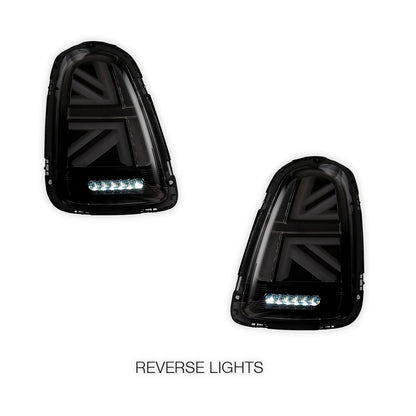Mini Cooper R56 / R57 / R58 / R59 (2007 - 2015) Sequential Smoked LED Tail Lights LH + RH