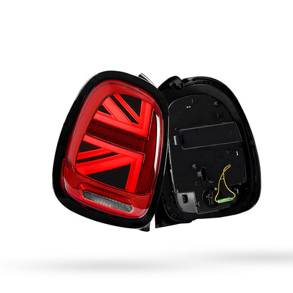 Mini Cooper F55 / F56 / F57 (2014 - 2018) Sequential Red Black LED Tail Lights LH + RH