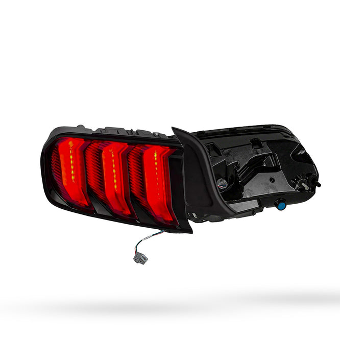Ford Mustang FM / FN (2015 - 2021) Sequential Smoked Full LED Tail Lights LH + RH