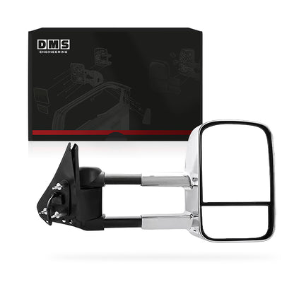 Nissan Patrol GU / Y61 / TY61 (1997 - 2016) Chrome Extendable Towing Side Mirrors