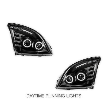 Toyota Prado 120 Series All Models (2002 - 2009) Halo Angel Eyes Headlights LH + RH