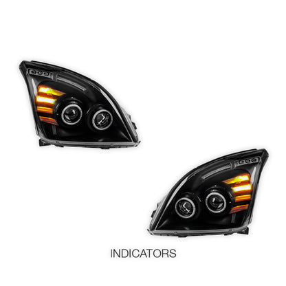 Toyota Prado 120 Series All Models (2002 - 2009) Halo Angel Eyes Headlights LH + RH