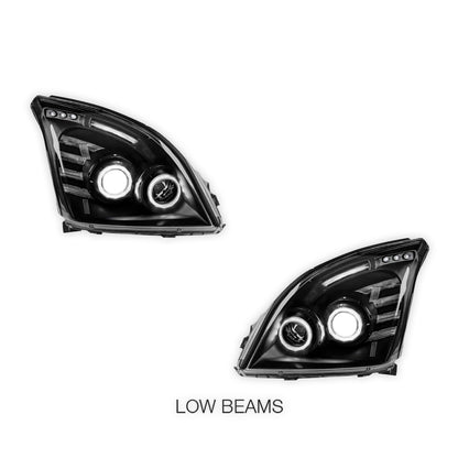 Toyota Prado 120 Series All Models (2002 - 2009) Halo Angel Eyes Headlights LH + RH