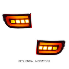 Toyota Prado 120 Series All Models (2002 - 2009) Sequential LED Brake Signal Rear Bumper Lights LH + RH