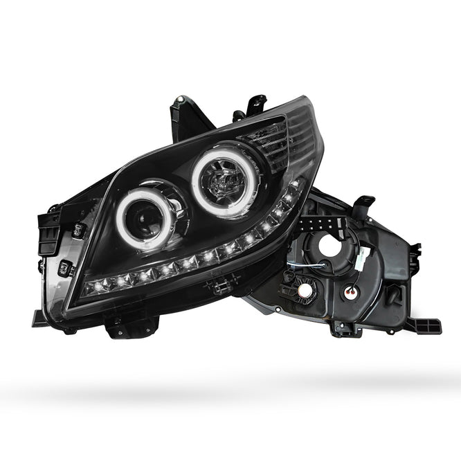 Toyota LandCruiser Prado 150 Series (2009 - 2013) Halo Angel Eyes Headlights LH + RH