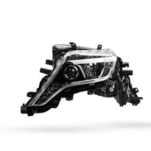 Toyota LandCruiser Prado GRJ150 / KDJ150 Series 2 (2013 - 2017) Black LED DRL Headlights LH + RH