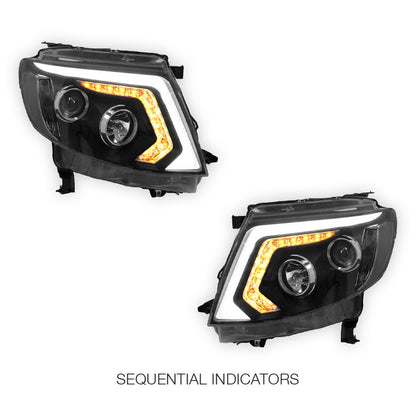 Ford Ranger PX MK1 (2011 - 2015) Sequential Indicator Headlights LH + RH