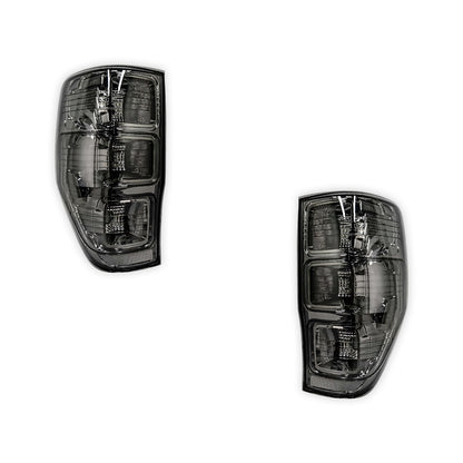Ford Ranger PX MK1 / MK2 (2011 - 2018) Smoked Black Tail Lights LH + RH