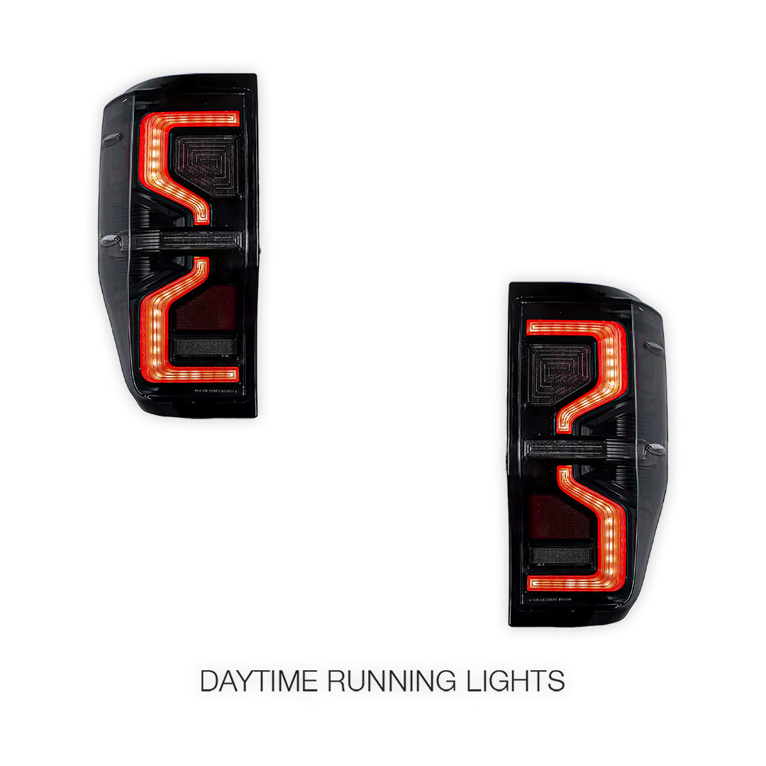 Ford Ranger PX MK1 / MK2 (2012 - 2018) Sequential Smoked Full LED Tail Lights LH + RH