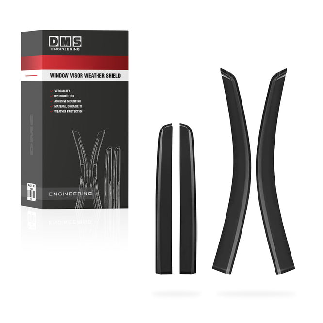 Toyota LandCruiser Prado 150 Series (2009 - 2022) Window Visor Weather Shields