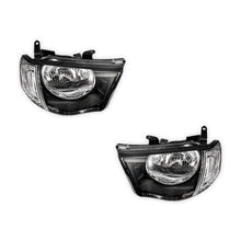 Mitsubishi Triton ML / MN (2006 - 2015) Black OEM Style Headlights LH + RH