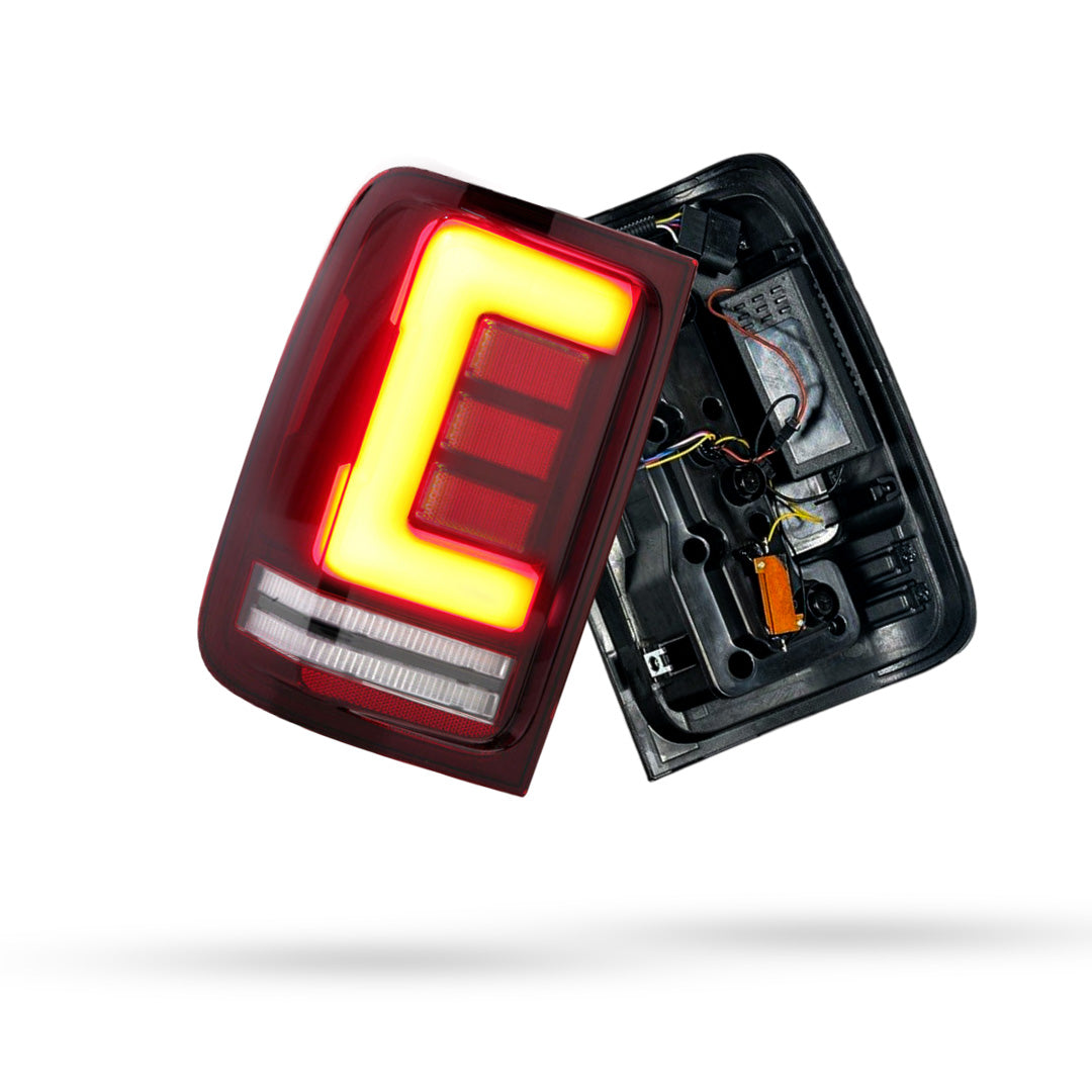 Volkswagen Amarok 2H (2008 - 2020) Sequential Red Tail Lights LH + RH